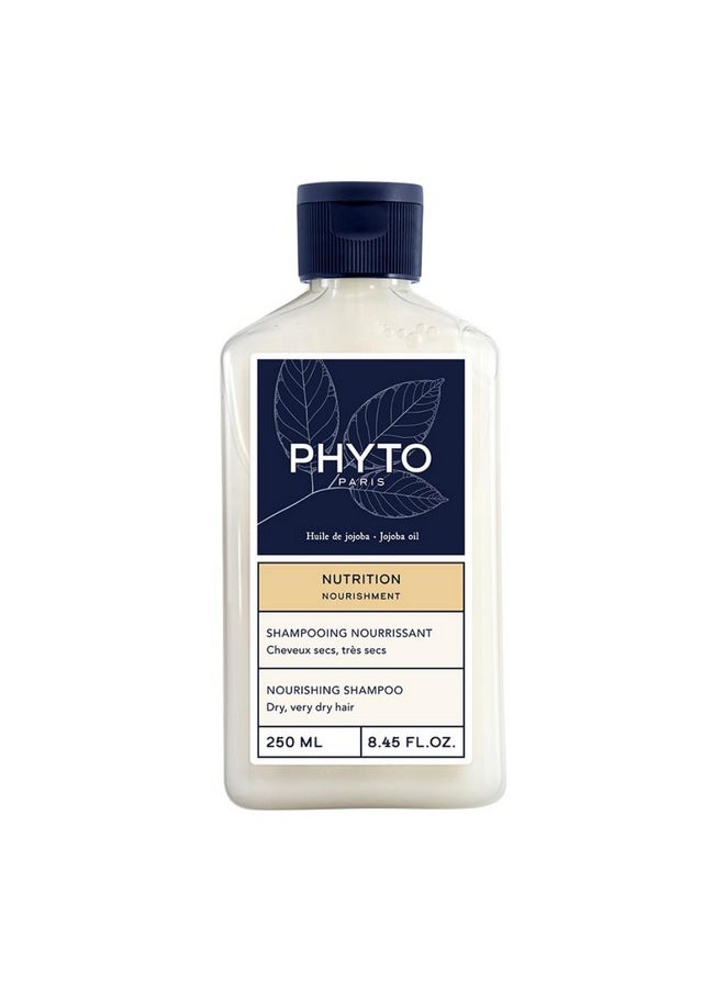 PHYTO NOURISHMENT Nourishing Shampoo with Jojoba Oil Sulfate Free for Dry Hair, Hydrating, Moisturizing Shampoo, 8.45 fl. oz.