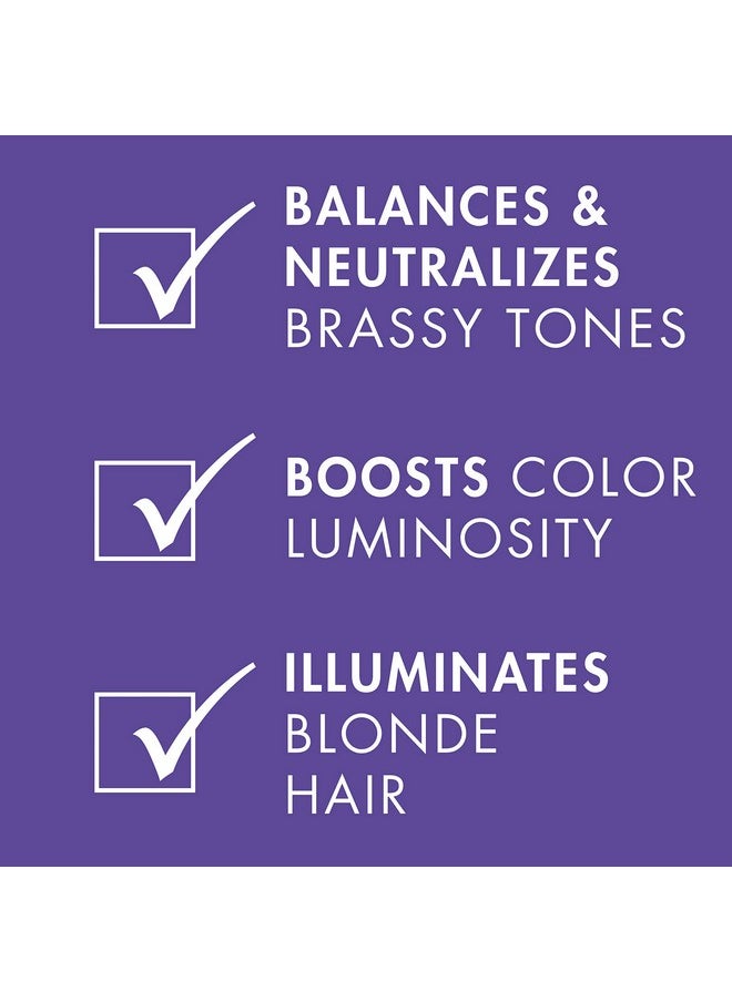 Nexxus Blonde Assure Purple Shampoo, For Blonde Hair Color Care Shampoo, Keratin Protein 8.5 oz