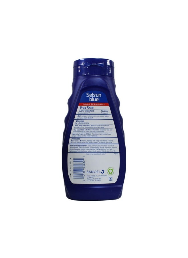 Selsun Blue Dandruff Shampoo 11 oz. Medicated (Pack of 6)