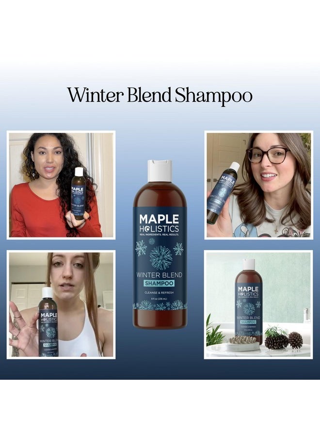 Sulfate Free Hard Water Shampoo - Deep Clarifying Shampoo for Build Up of Product and Minerals with Five Cleansing Mint Essential Oils for Replenishing Hydration and Hair Shine - Vegan & Cruelty Free