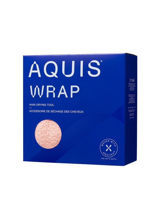 AQUIS Hair Wrap Hair-Drying Tool, Water-Wicking, Ultra-Absorbent Recycled Microfiber