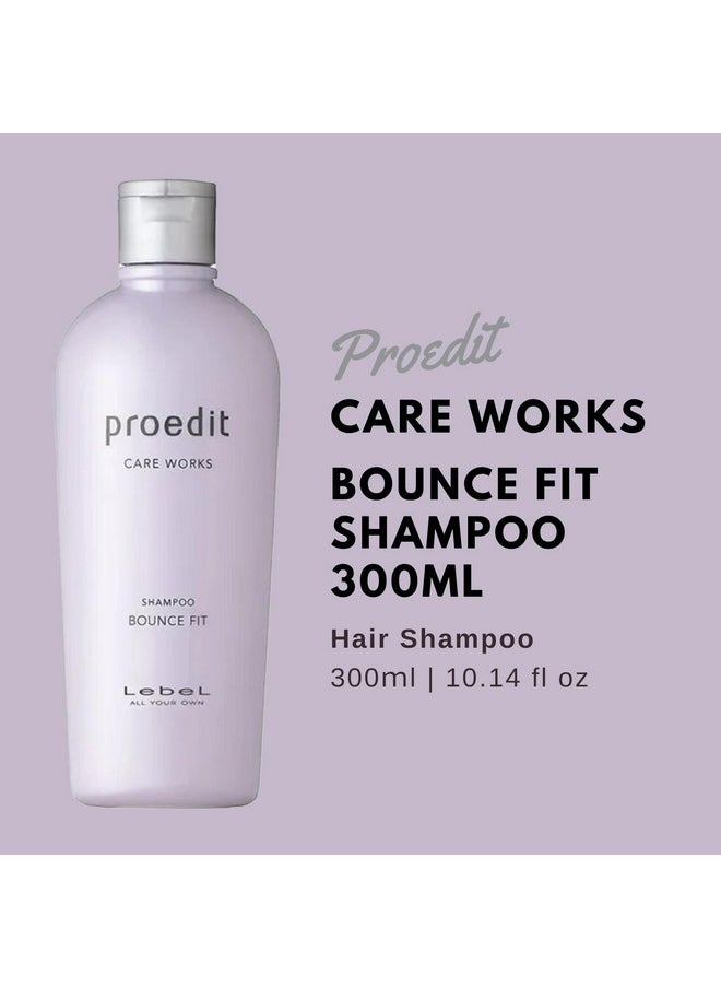 Lebel Proedit Care Works Hair Shampoo Bounce Fit - 300ml