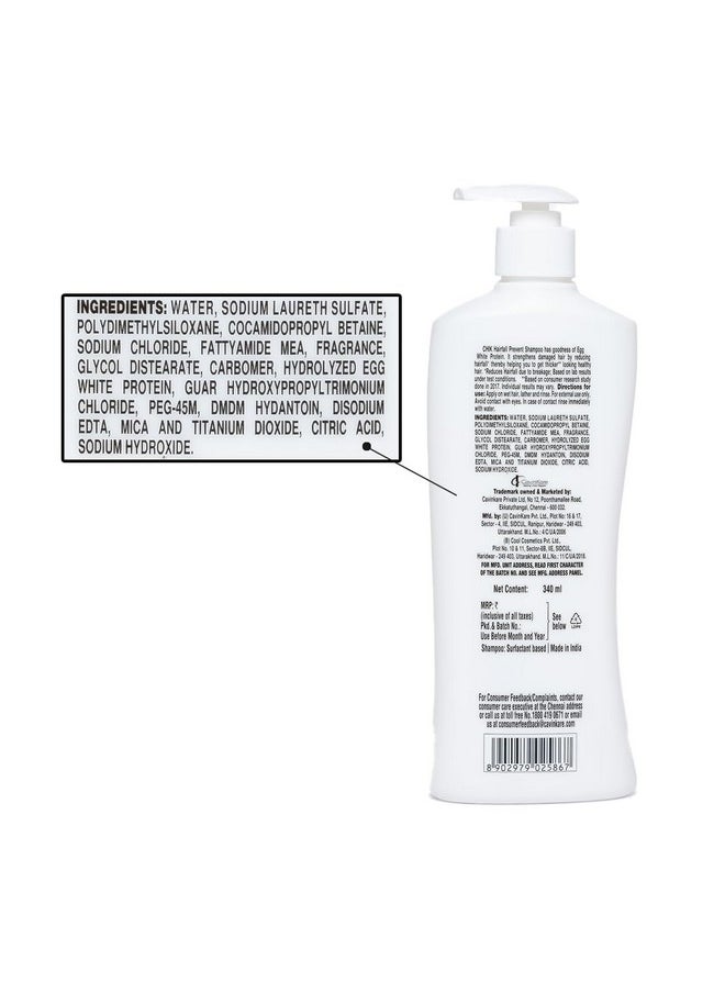 Chik Hairfall Prevent Egg Shampoo, 340ml