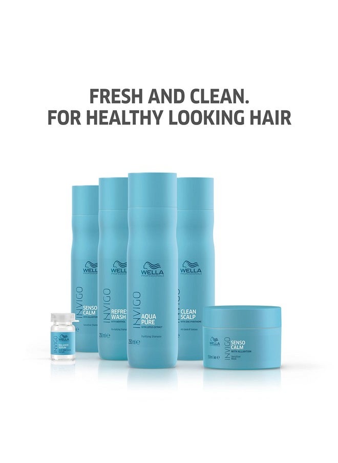 Wella Professionals Invigo Senso Calm Sensitive Shampoo| With Caring and Refreshing Ingredients| Extra Scalp Care| 33.8 Fl Oz