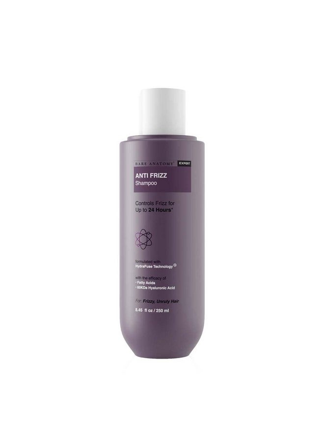 Bare Anatomy Anti Frizz Shampoo, Frizz Control Upto 24 Hours, Powered By Hyaluronic Acid & Fatty Acids, Dry & Frizzy Hair, Smooth, Shiny & Frizz Free Hair For Unisex, 250ml