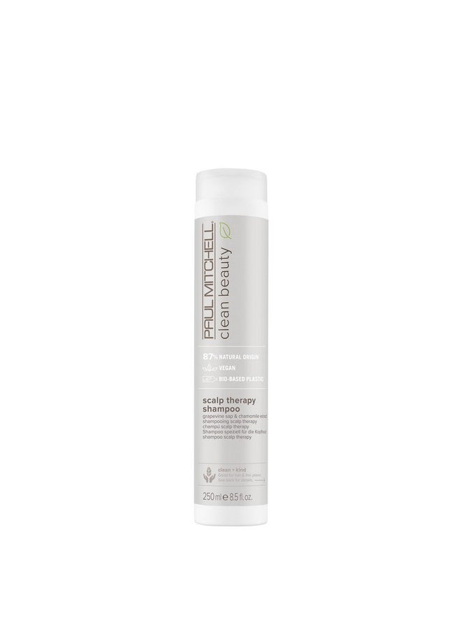 Paul Mitchell Clean Beauty Scalp Therapy Shampoo, Gently Cleanses + Refreshes All Hair Types, Especially Dry, Oily + Sensitive Scalps, 8.5 fl. oz.