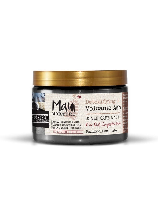 Maui Moisture Detoxifying Volcanic Ash Scalp Care Mask, Coconut, 12 Ounce