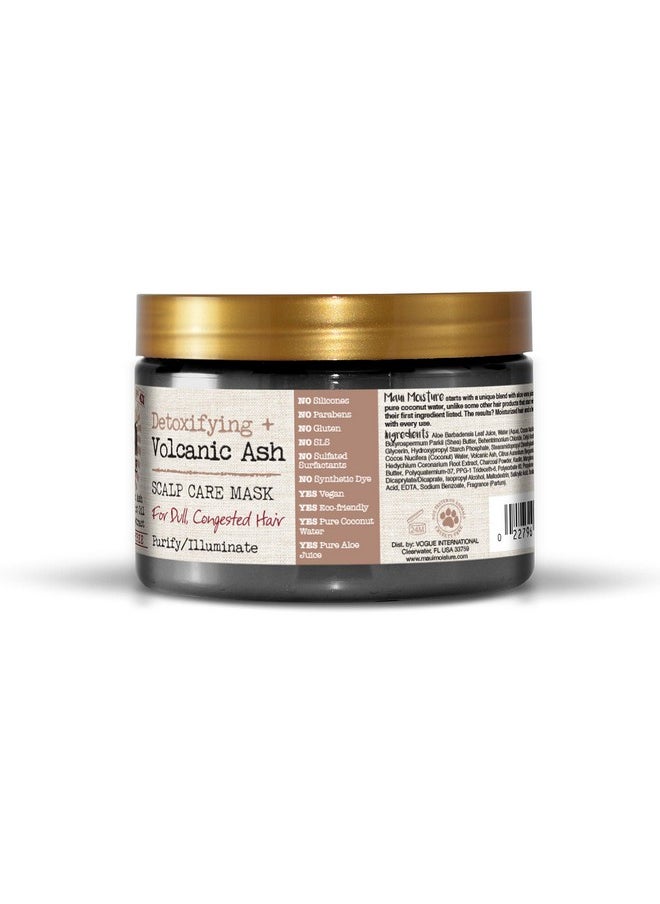 Maui Moisture Detoxifying Volcanic Ash Scalp Care Mask, Coconut, 12 Ounce