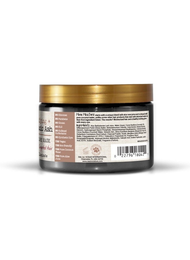 Maui Moisture Detoxifying Volcanic Ash Scalp Care Mask, Coconut, 12 Ounce