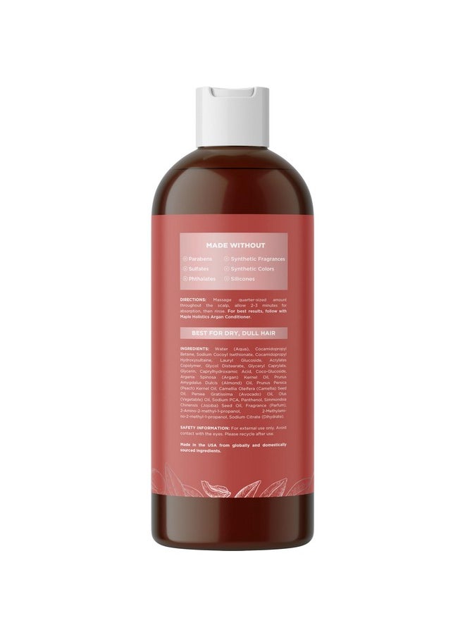 Argan Oil Shampoo for Dry Hair - Sulfate Free Shampoo for Damaged Hair and Frizz with Argan Oil for Hair - Volumizing Shampoo for Hair Shine and Volume Featuring Ultra Moisturizing Natural Oils