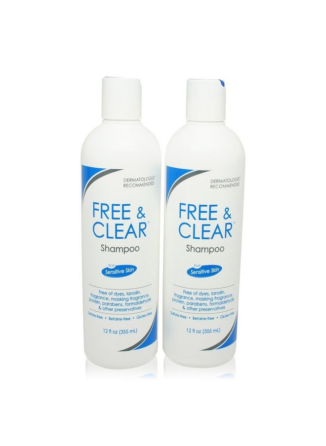 Vanicream Shampoo For Sensitive Skin 12 oz. (Pack of 2)