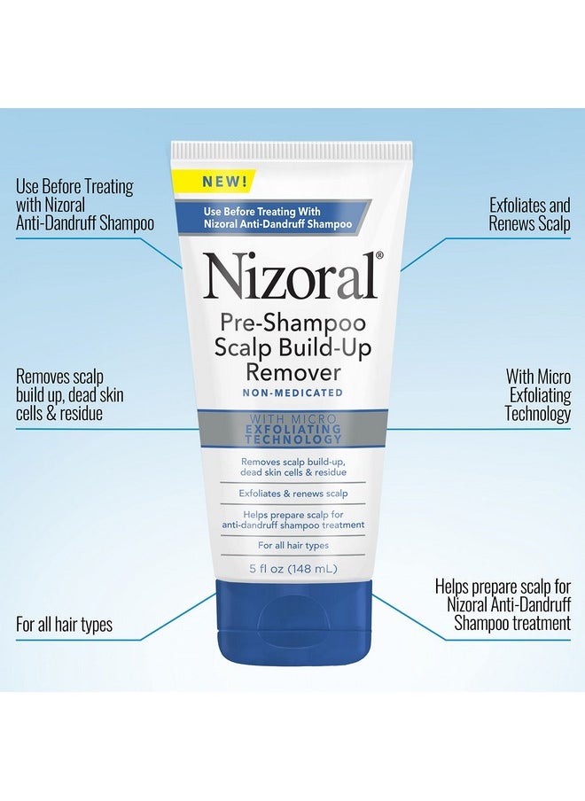 Nizoral Pre-Shampoo Scalp Build-Up Remover - Exfoliates and Renews Helps Prepare for Anti-Dandruff Shampoo Treatment, 5 oz