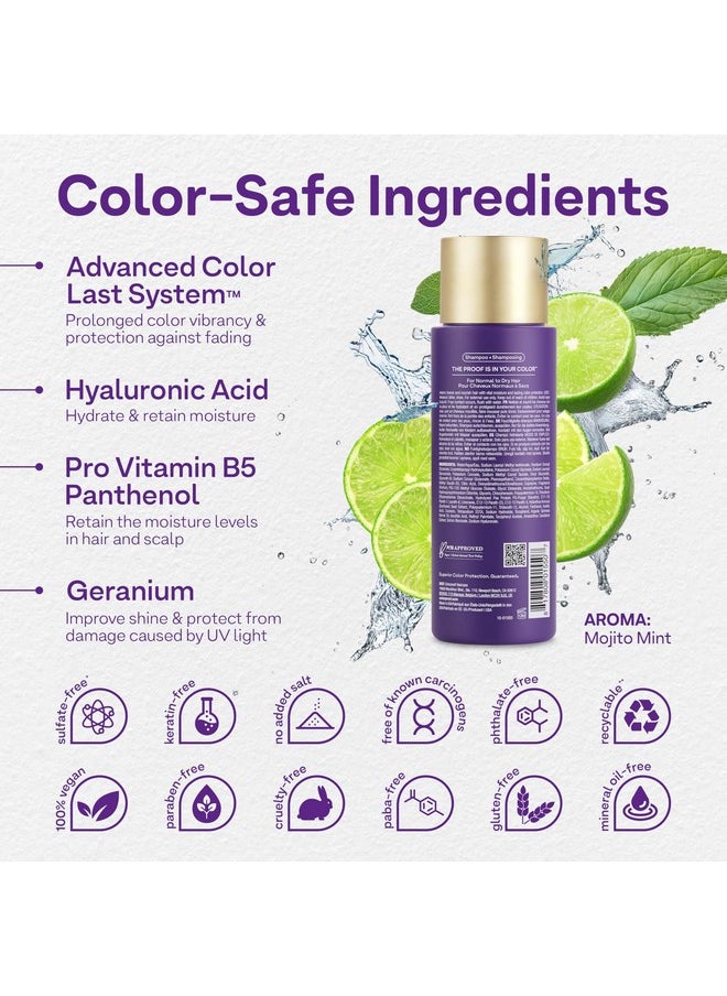 ColorProof Moisture Shampoo 8.5 Fl. Oz. Hydrating Sulfate-Free Shampoo for Color-Treated Hair, Mojito Mint Scent