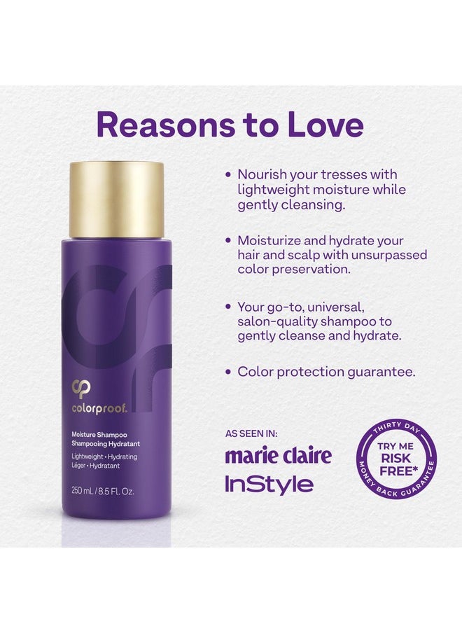 ColorProof Moisture Shampoo 8.5 Fl. Oz. Hydrating Sulfate-Free Shampoo for Color-Treated Hair, Mojito Mint Scent
