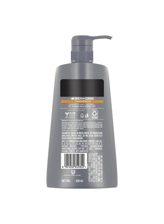 Dove Men+Care Thick & Strong 2in1 Shampoo+Conditioner, 650 ml