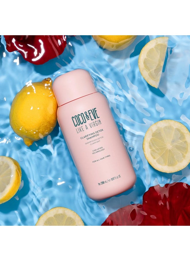 Coco and Eve Clarifying Detox Shampoo. Remove Hard Water & Product Build Up. With Hibiscus Cider Vinegar to Detox Scalp. Color Safe & Non-Stripping. (280 ml)