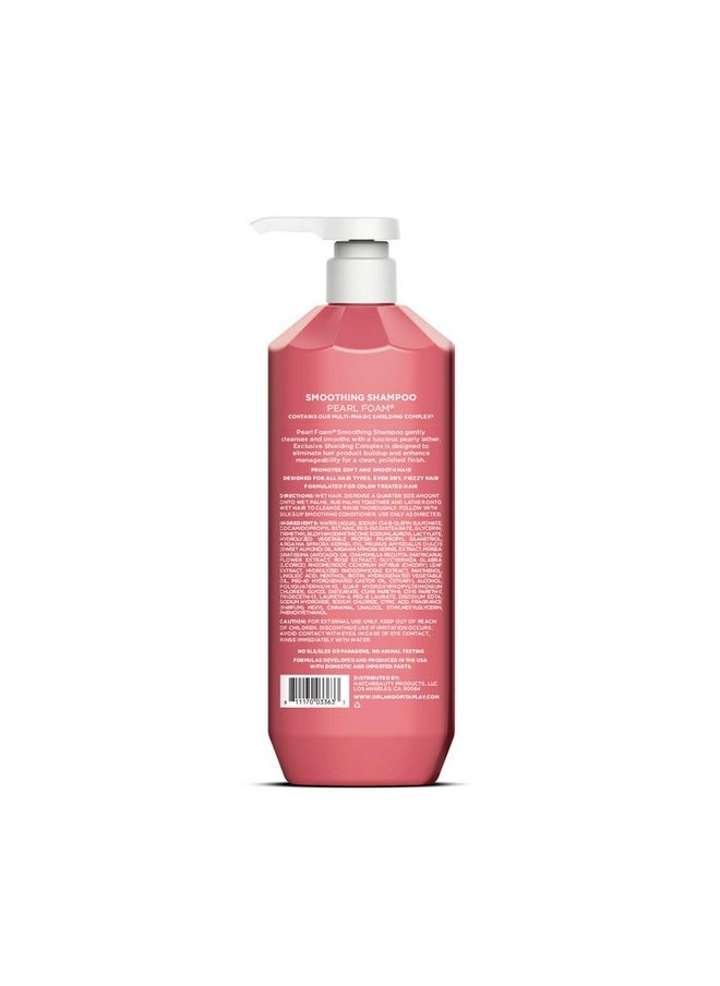 ORLANDO PITA PLAY Salon Size Pearl Foam Smoothing Shampoo for Textured, Damaged or Color-Treated Hair, Maintains Moisture, Enhances Shine, & Removes Buildup, 27 Fl. Oz.