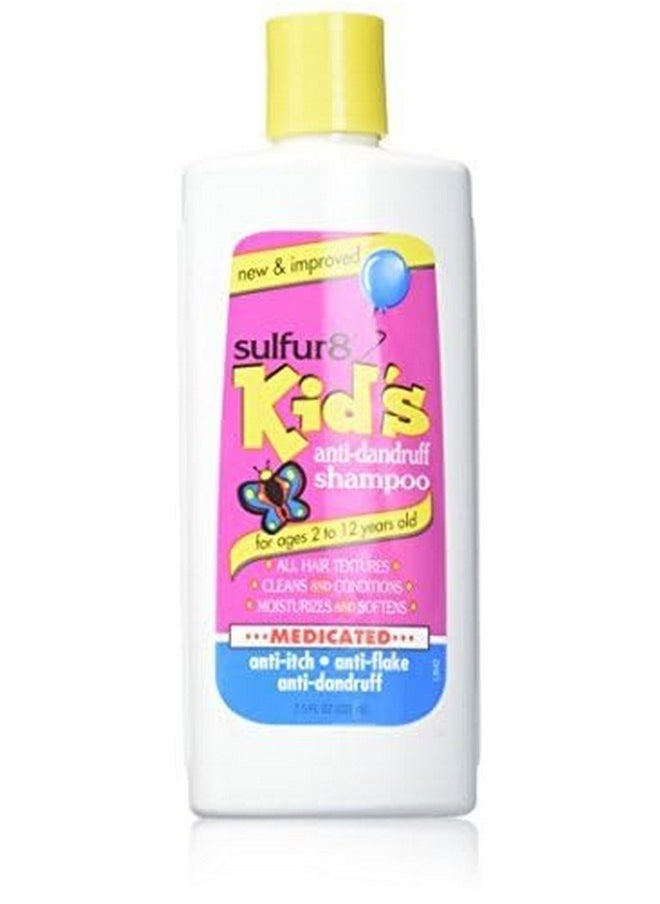 Sulfur 8 Kids Medicated Anti Dandruff Shampoo, 7.5 Ounce