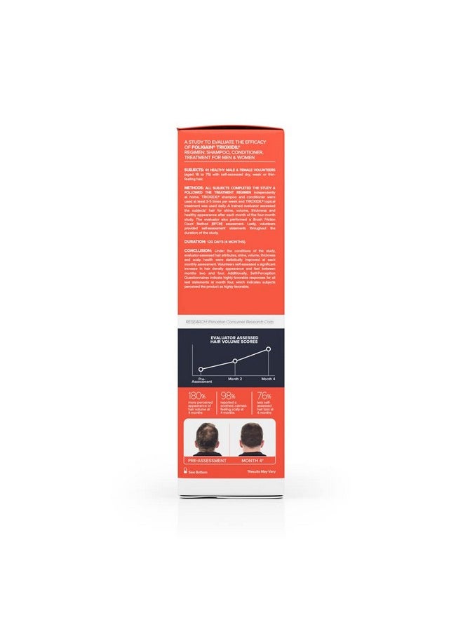 Foligain Triple Action Shampoo For Thinning Hair, Men’s Volumizing Shampoo, with 2% Trioxidil 8 Fl. Oz.