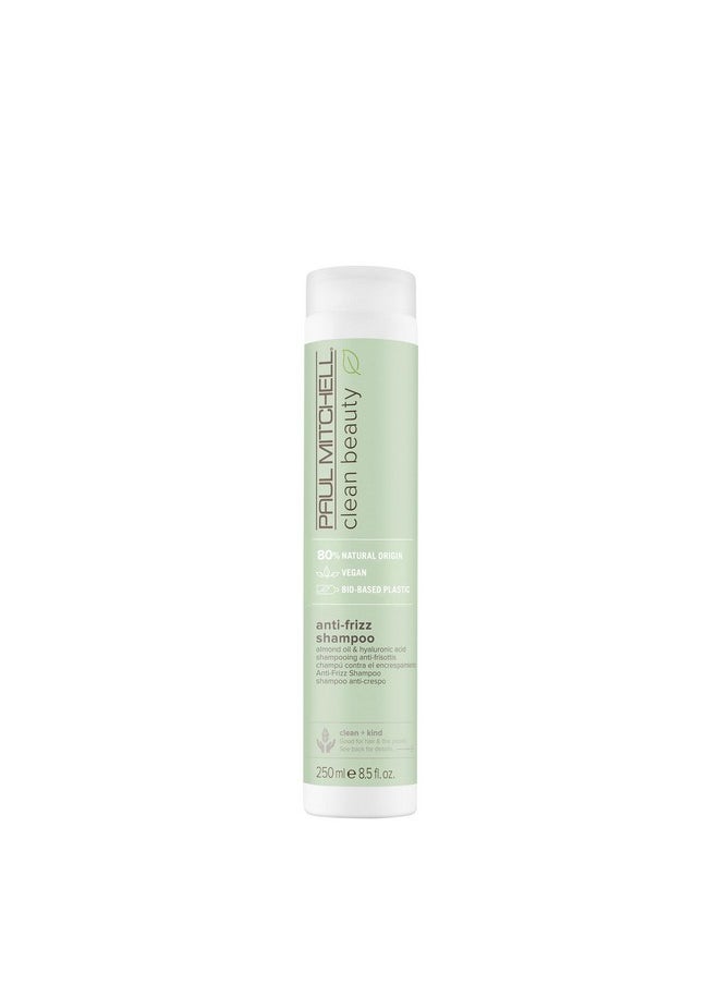 Paul Mitchell Clean Beauty Anti-Frizz Shampoo, Smoothes Hair, Calms Frizz, For Textured, Frizz-Prone Hair, 8.5 fl. oz.