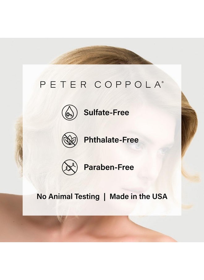 PETER COPPOLA Purple Shampoo for Blonde Hair - Sulfate-Free Eliminates Brassy Yellow Tones - Strengthens Processed and Dry Hair - Keratin Protein - For Daily Use (3 Fl Oz)