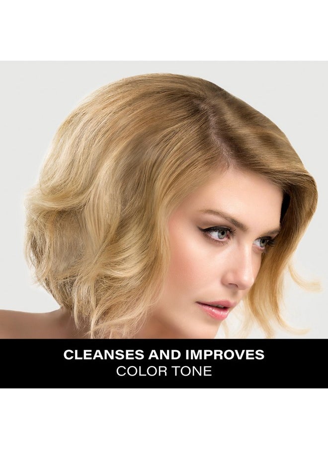 PETER COPPOLA Purple Shampoo for Blonde Hair - Sulfate-Free Eliminates Brassy Yellow Tones - Strengthens Processed and Dry Hair - Keratin Protein - For Daily Use (3 Fl Oz)