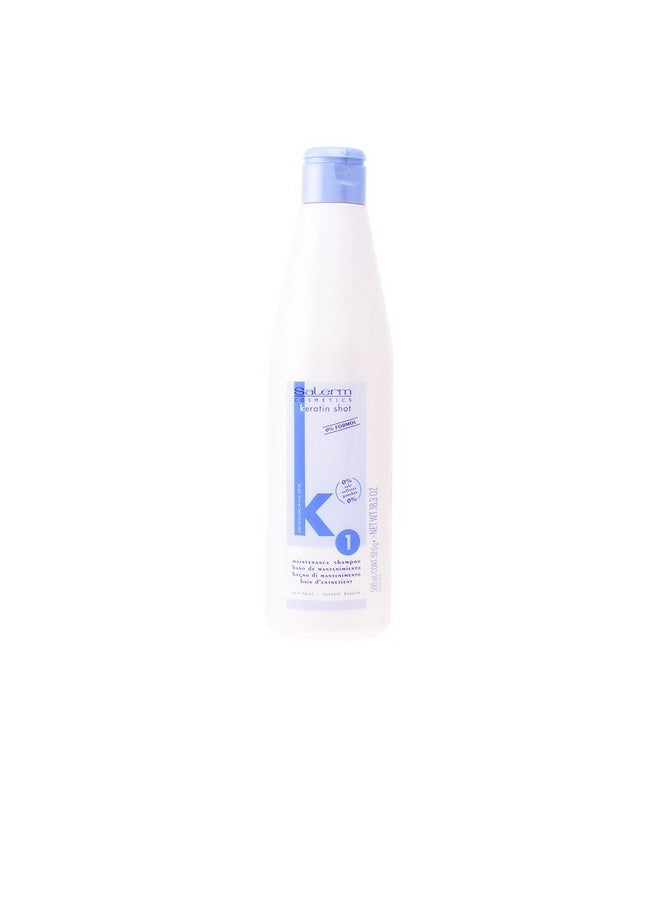 Salerm Cosmetics Keratin Shot 1 Maintenance Shampoo, 18.2 Ounce