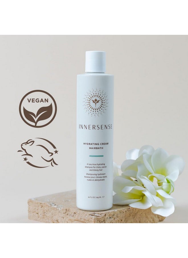 INNERSENSE Organic Beauty - Natural Hydrating Hairbath Shampoo | Non-Toxic, Cruelty-Free, Clean Haircare (10oz)
