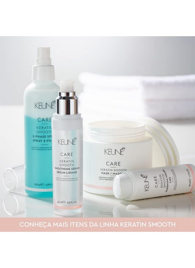 Keune Care Keratin Smoothing Shampoo, Frizz-Control & Moisturizing Cleanser for Smoother Hair, 10.1 Fl Oz