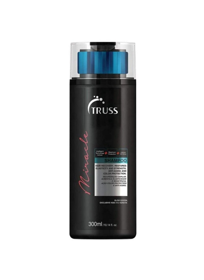 TRUSS Miracle Shampoo - 300ml Anti-Aging Color Protection Daily Shampoo for All Hair Types