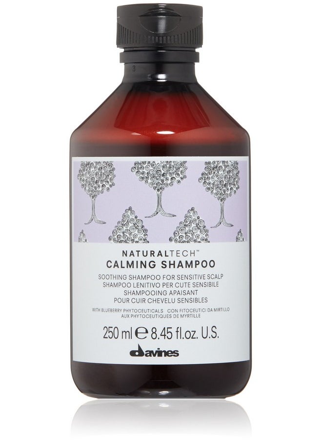 Davines Naturaltech CALMING Shampoo, Gentle Cleansing While Relieving Itch In Sensitive Scalps, 8.45 Fl. Oz.