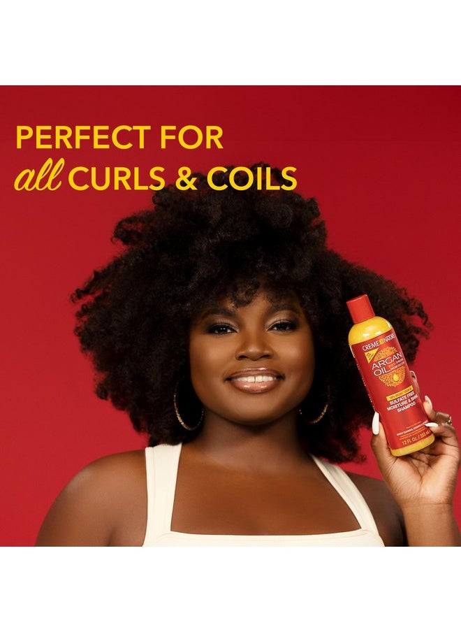 Creme of Nature Argan Oil Shampoo, Moisture & Shine Shampoo, Sulfate Free Hair Care Formula, Nourishes, Hydrates, Detangles, 12 fl. oz.
