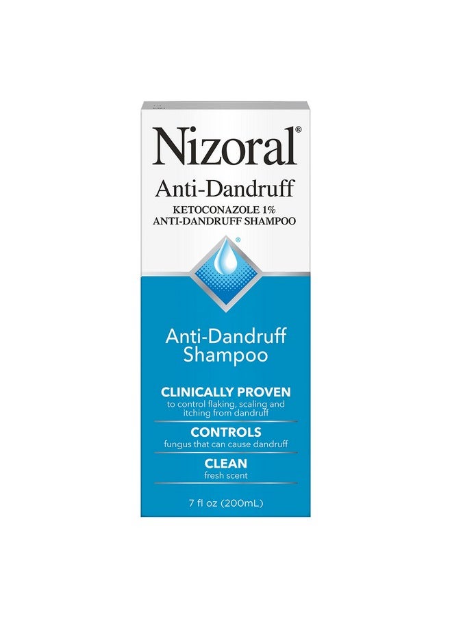 Nizoral Anti-Dandruff Shampoo with 1% Ketoconazole, Fresh Scent, 7 Fl Oz
