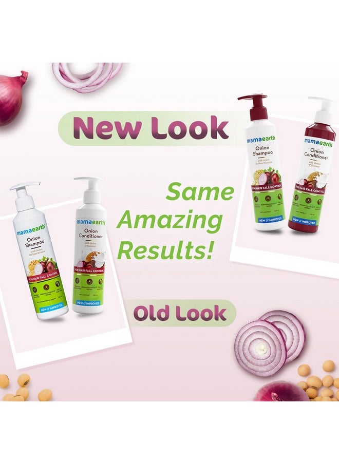 Mamaearth Onion Anti Hairfall Combo (Shampoo and Conditioner)- 250 ml each