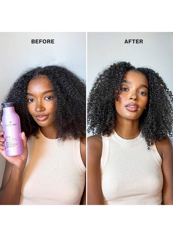 Pureology Hydrate Moisturizing Shampoo | Softens and Deeply Hydrates Dry Hair | For Medium to Thick Color Treated or Natural Hair | Sulfate Free Shampoo | Vegan