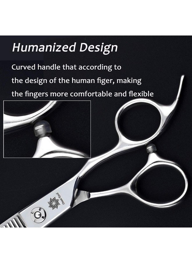 Dream Reach Professional 6 inches Hair Cutting Scissors Japanese 440C Steel Thinning Scissor for Men/Women Cutting for Salon/Barber/Home