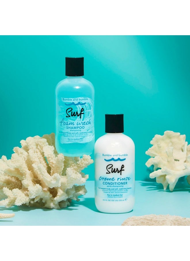 Bumble and bumble. Surf Foam Wash Texturizing Shampoo | For Seabreezy Texture | Volumizing | Wavy, Straight, 8.5 Fl Oz
