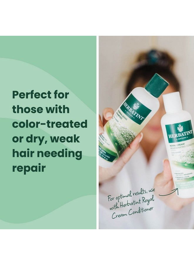 Herbatint Normalizing Shampoo for Color-Treated, Normal Hair - Aloe Vera to Rebalance, Strengthen, & Add Shine - No Parabens, Sulfates, Gluten - 8.79 fl oz.