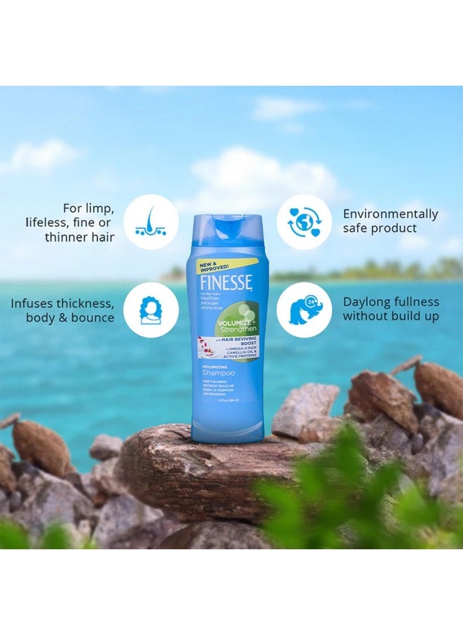 FINESSE Volumize + Strengthen, Volumizing Shampoo, 13 Fl Oz