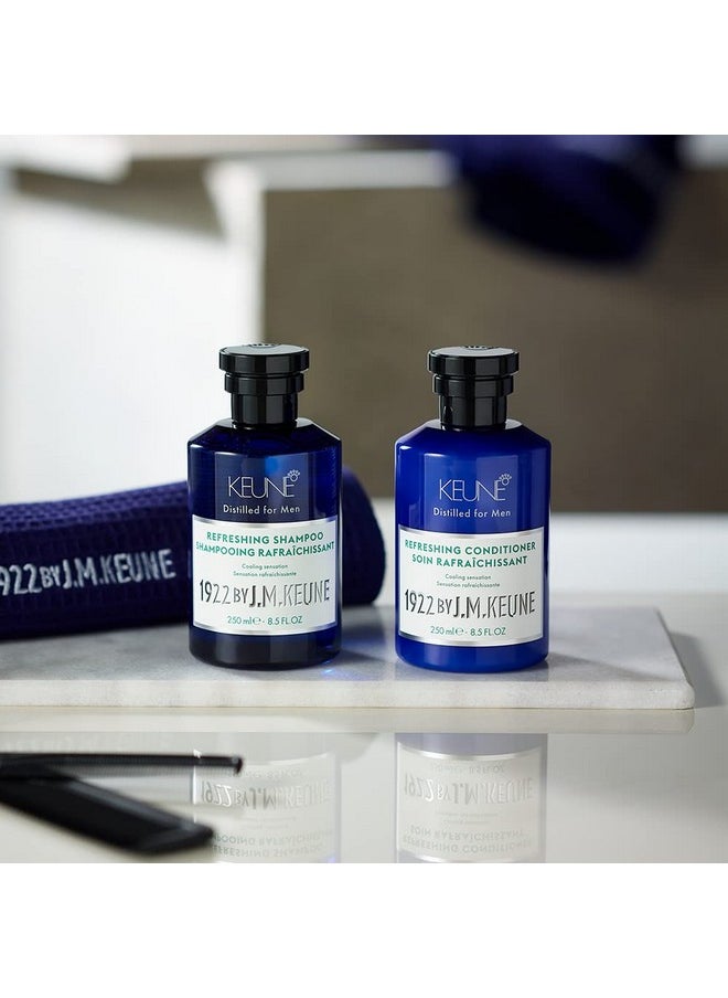 1922 by J.M. Keune Refreshing Shampoo, Invigorating & Cooling Cleanser for Men, 8.5 Fl Oz