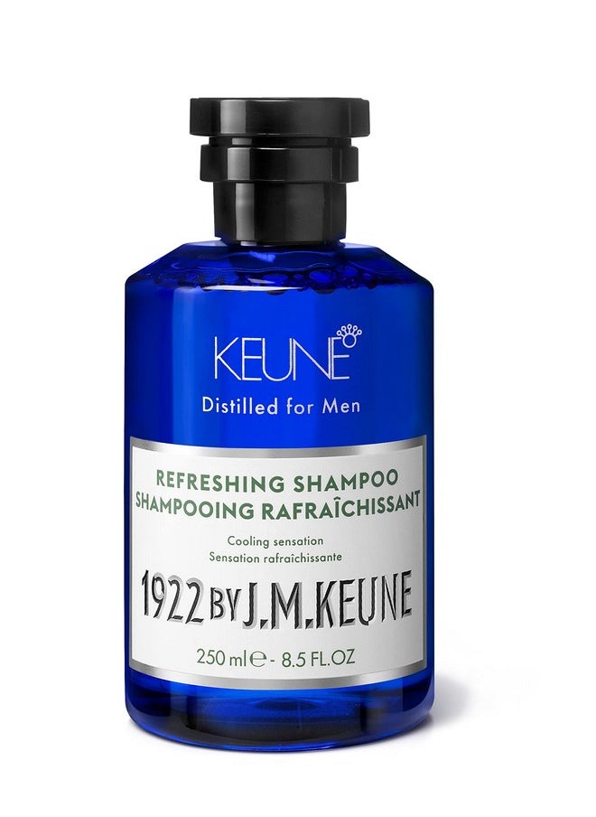 1922 by J.M. Keune Refreshing Shampoo, Invigorating & Cooling Cleanser for Men, 8.5 Fl Oz