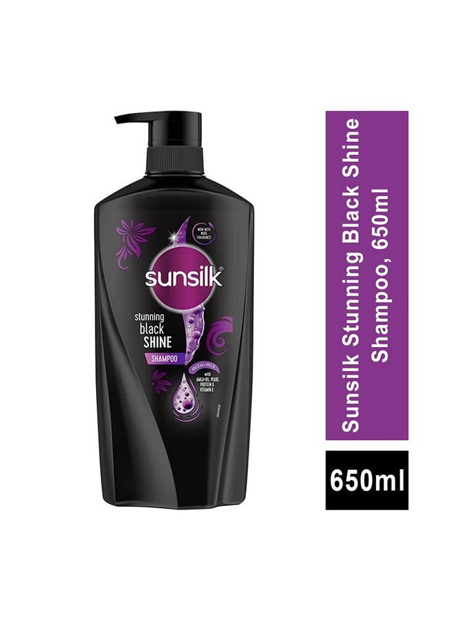 Sunsilk Stunning Black Shine Shampoo, 650ml