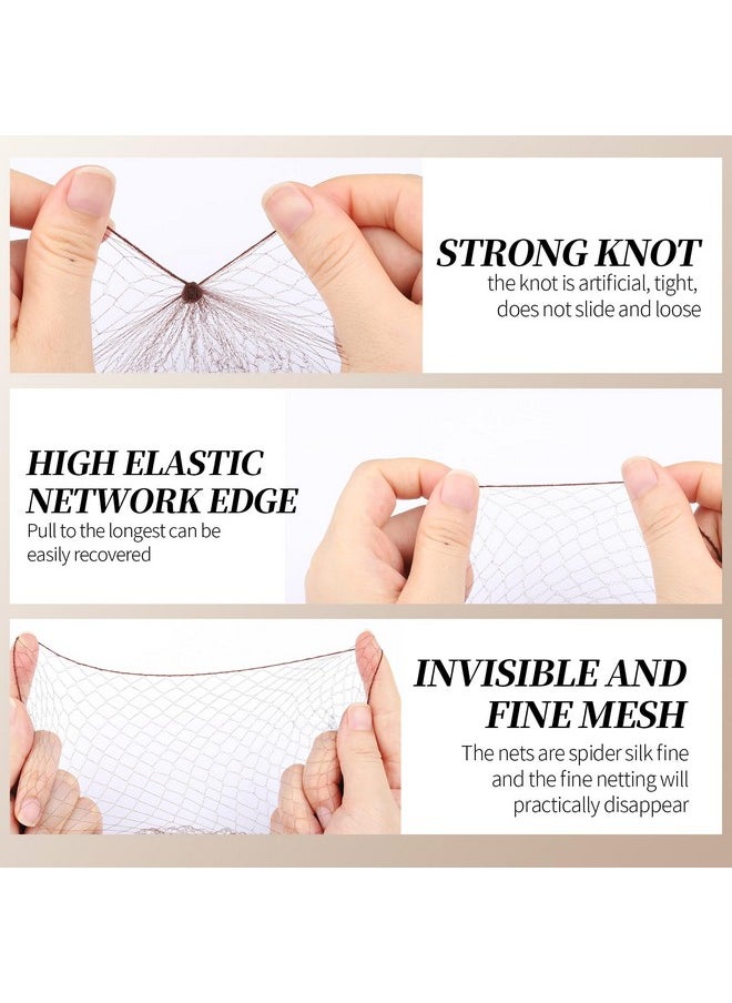 Teenitor Hair Bun Maker Kit - 4pcs Medium Donut Shapers, 10pcs Invisible Nets, 10pcs Bobby Pins, Crown Shaper Set
