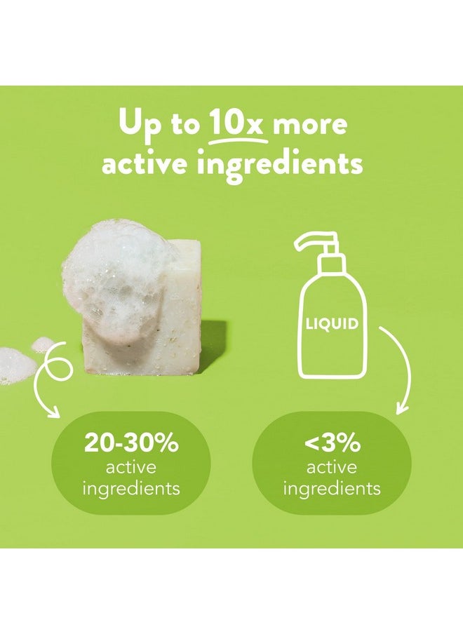 Ethique Heali Kiwi - Calming Solid Shampoo Bar for Dry, Itchy, Flaky, and Oily Scalps and Hair - Vegan, Eco-Friendly, Plastic-Free, Cruelty-Free, 3.88 oz (Pack of 1)