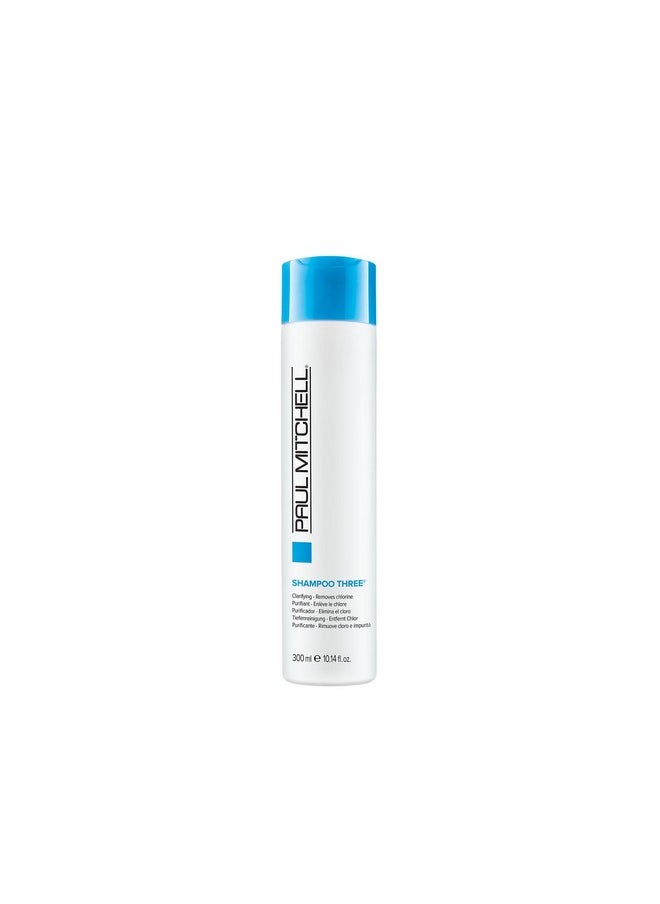 Paul Mitchell Shampoo Three, Clarifying, Removes Chlorine, For All Hair Types, 10.14 fl. oz.