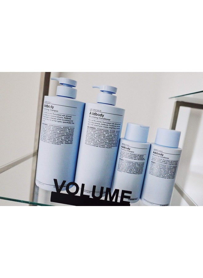 J Beverly Hills Blue Addbody Volumizing Shampoo with Vitamin E Oil for Strong Hair, 12 Oz