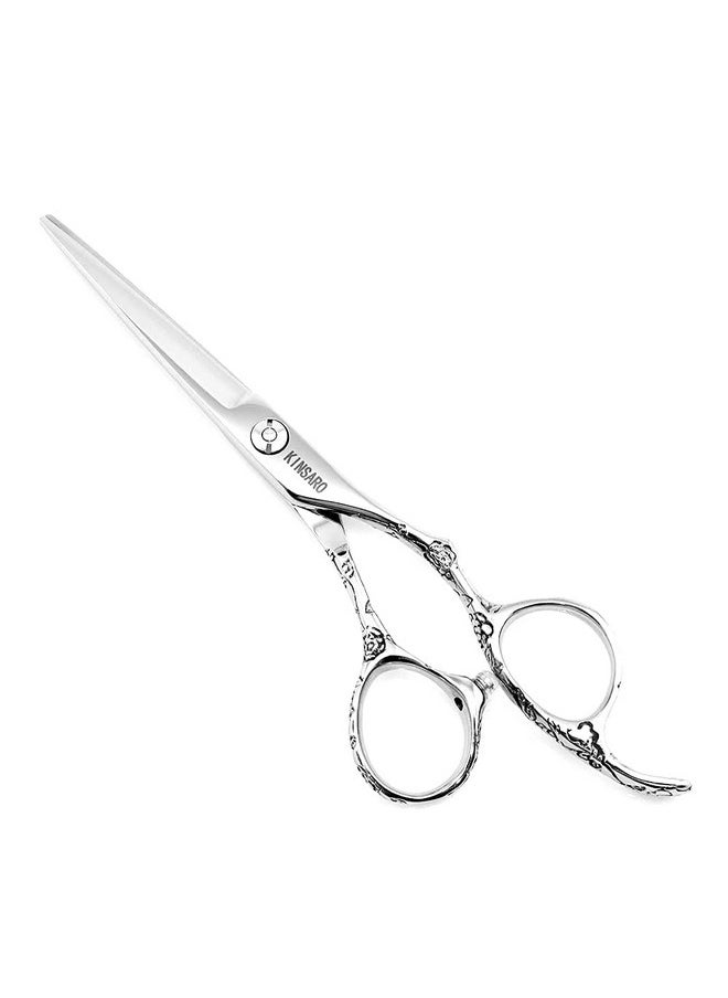 Hair Scissors 5.5 Inch Professional Hair Shears Hair Cutting Scissors Haircut Scissors Sharp Barber Scissors 440C Barber Shears Hairdresser Scissors Rose handle KINSARO