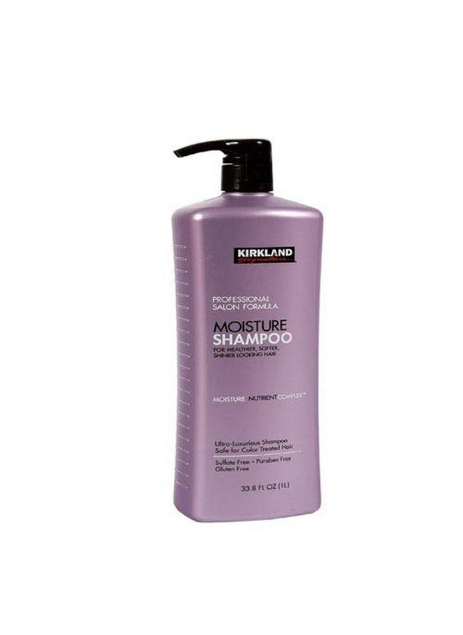 Kirkland Signature Professional Salon Formula Moisture Shampoo 1 L (Pack of 1) Bottle