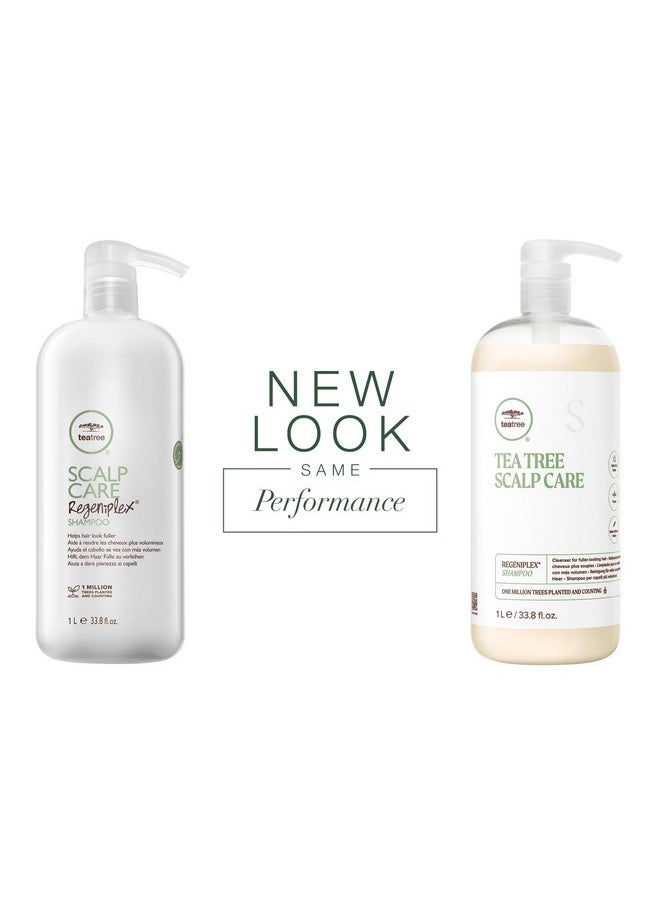 Tea Tree Scalp Care Regeniplex Shampoo, Thickens + Strengthens, For Thinning Hair, 33.8 fl. oz.