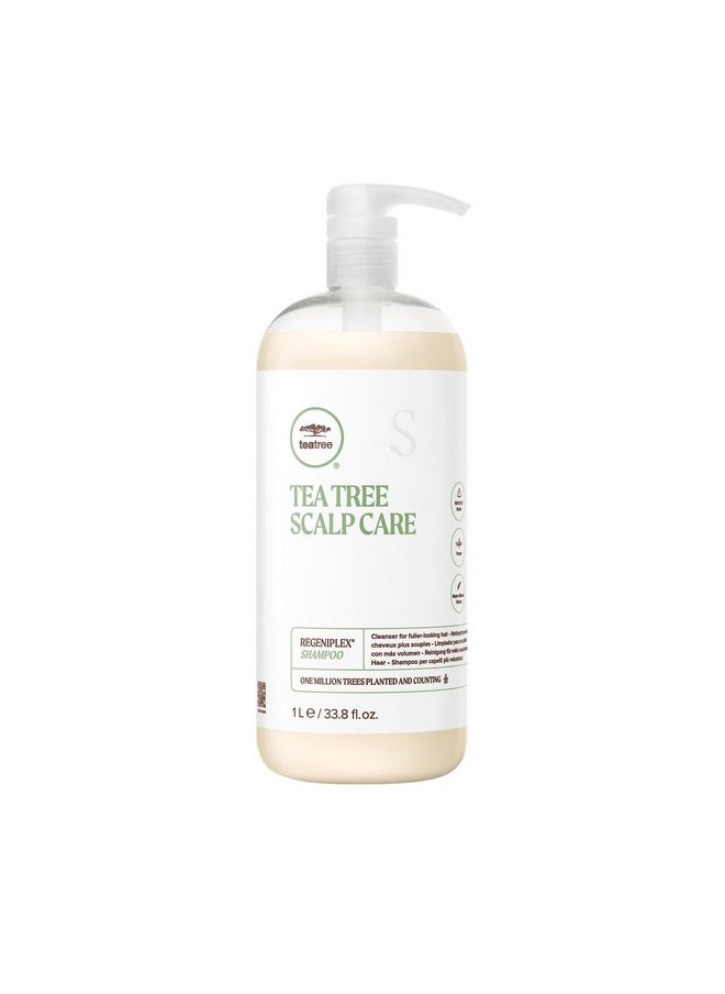 Tea Tree Scalp Care Regeniplex Shampoo, Thickens + Strengthens, For Thinning Hair, 33.8 fl. oz.